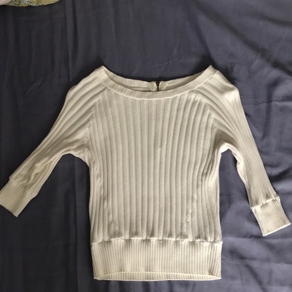 Striped, crop sweater